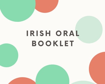 Verlassen von Cert Irish Oral Notes