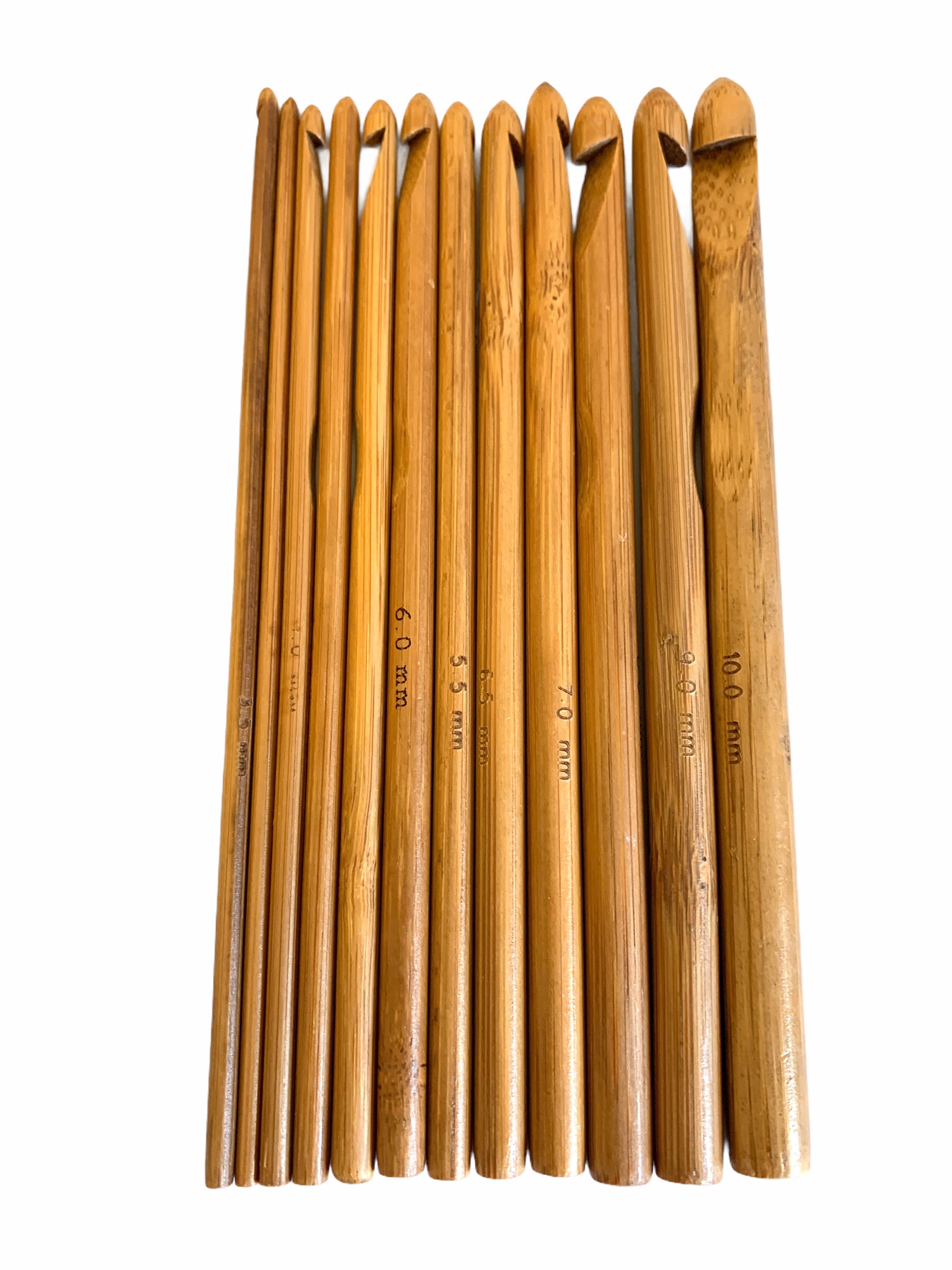 Wood Crochet Hook Sizes 3mm to 10mm Craft Knitting Yarn Etsy UK