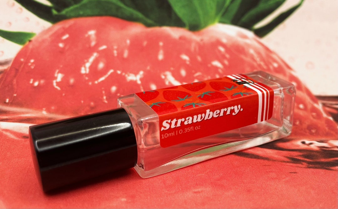 Strawberry Rollerball Perfume, Fruit Perfume, Kids Perfume, Classic