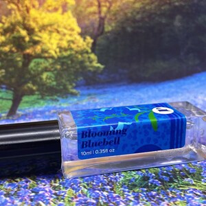 Blooming Bluebell Rollerball Perfume Oil, floral lily fragrance