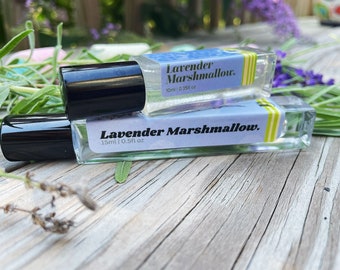 Lavender Marshmallow Perfume | customizable rollerball perfume