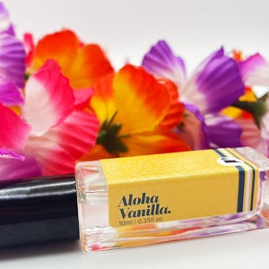 Aloha Vanilla Perfume Oil: Hawaiian Mango Coconut Rollerball
