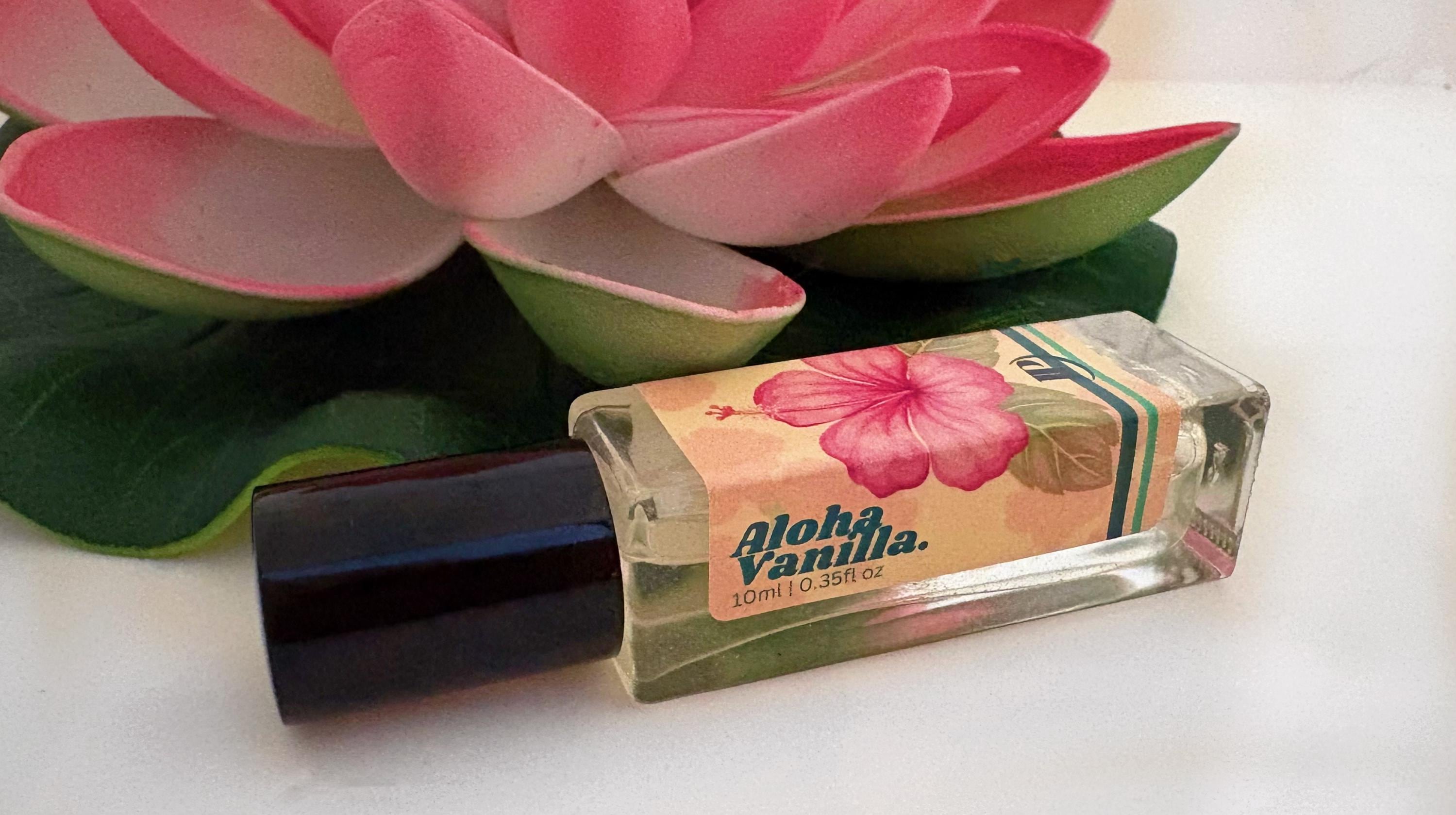 Aloha Vanilla Perfume Oil: Hawaiian Mango Coconut Rollerball