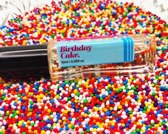 Birthday Cake Perfume: Sweet Buttercream Scent - 10mL Rollerball