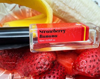 Strawberry Banana Perfume: Nostalgic Scent, Customizable Rollerball