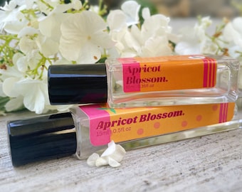 Apricot Blossom Perfume Oil: Fruity Freesia Roll-On (10mL)