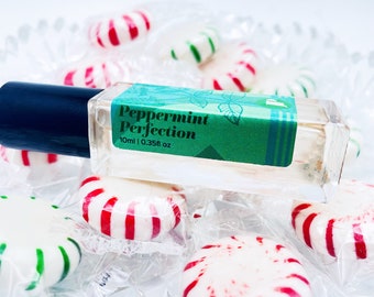 Peppermint Perfume Oil Rollerball: Refreshing Mint Scent