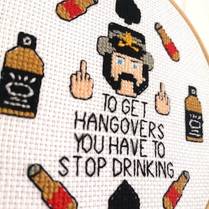 Lemmy - Cross Stitch Pattern