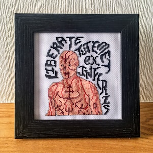Event Horizon: Weir. Libera Te Tutamet Ex Inferis. Cross Stitch Pattern