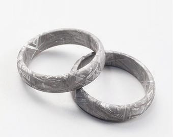 Authentic Muonionalusta Iron Meteorite Ring – Handmade Cosmic Jewelry for Men & Women | Timeless Elegance