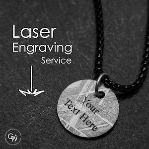 Meteorit Schmuck mit Gravur – Personalisierter Text für Ringe, Anhänger & Armbänder, nur in diesem Shop erhältlich