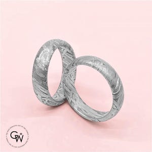 Authentic Aletai Meteorite Ring | Rare Iron Meteorite Jewelry | Unique Cosmic Gift for Him or Her