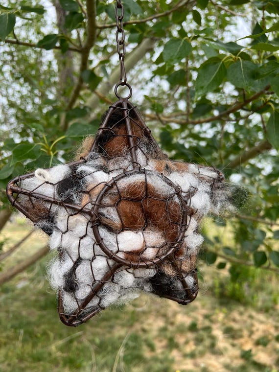 Star Bird Nester: Authentic Alpaca Fiber + Free Refill
