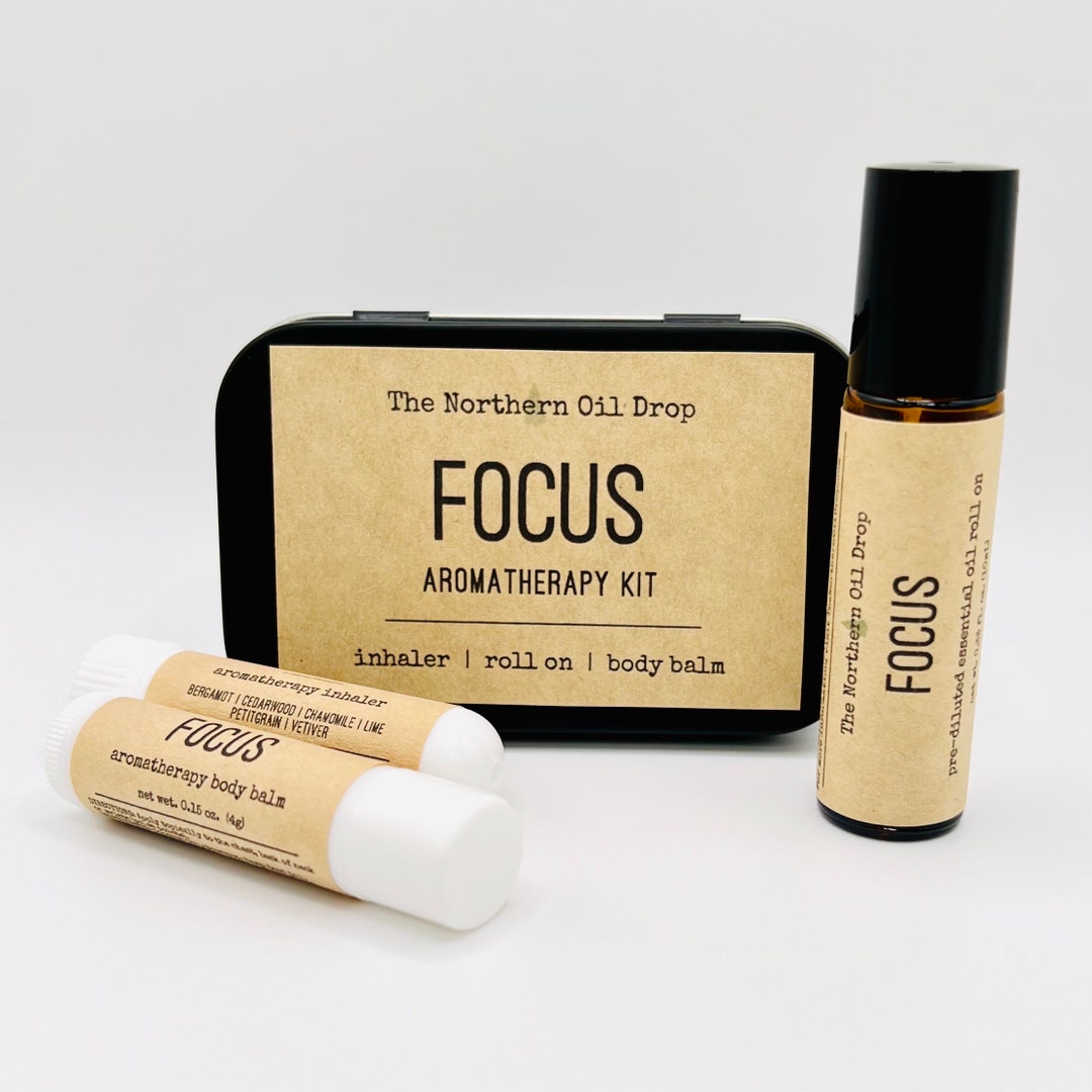Focus Aromatherapy Kit Calming Focus Concentration ADD ADHD Etsy