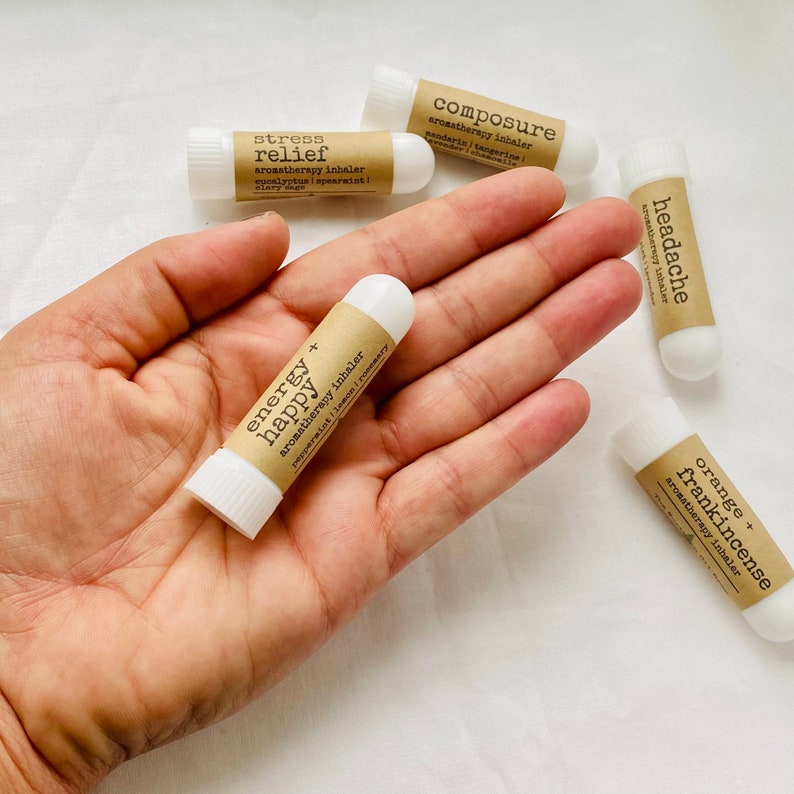 Aromatherapy Inhaler Essential Oil Blends Aromatherapy Pen Etsy