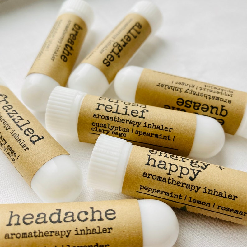 Aromatherapy Inhaler Essential Oil Blends Aromatherapy Pen Etsy