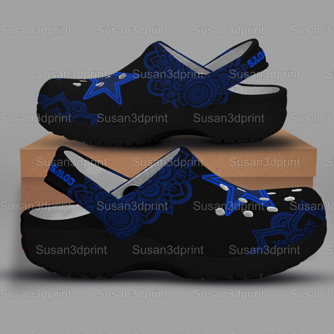 dallas cowboys crocs men's