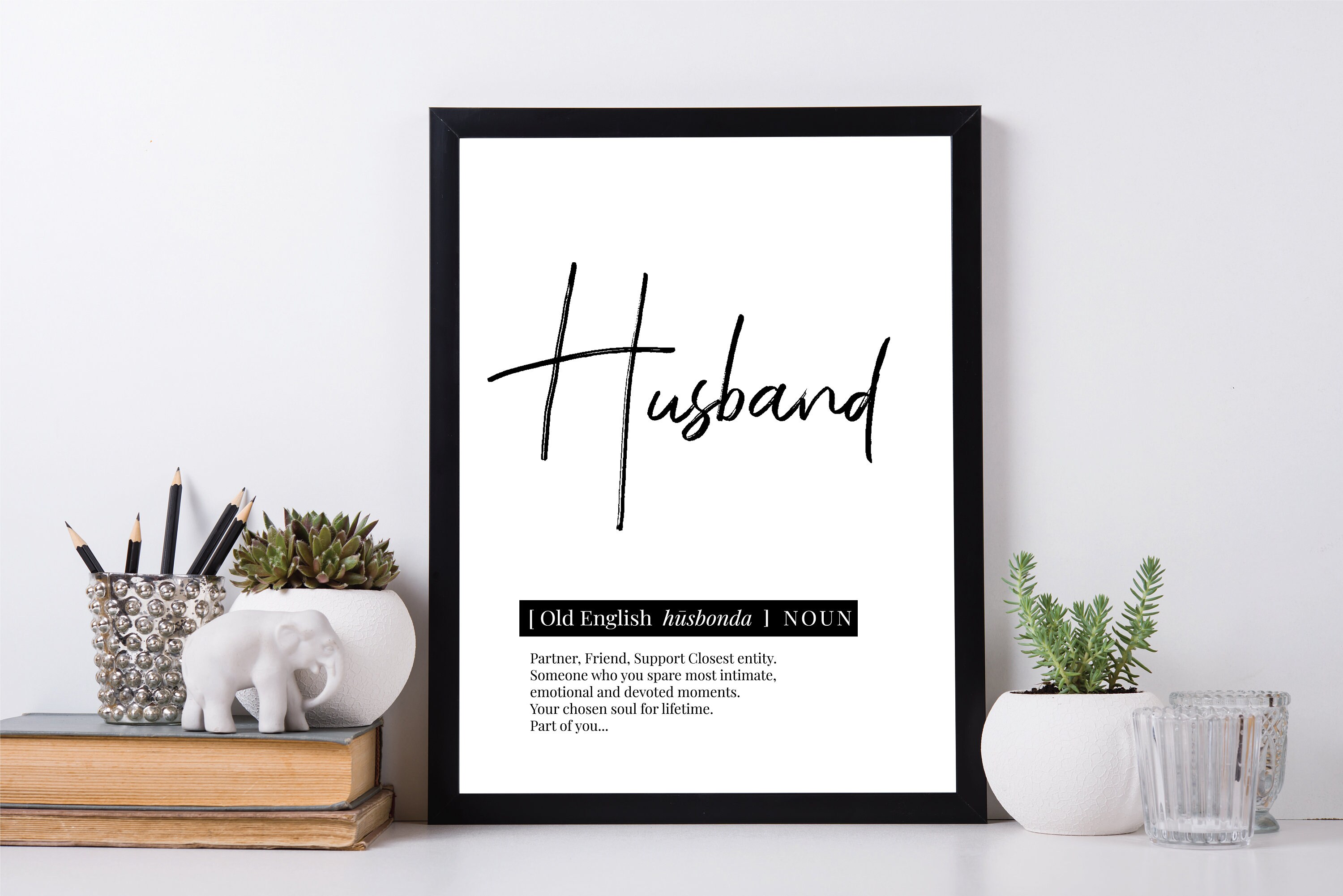 Husband and Wife Set of 2 Bedroom wall decor Home Etsy España