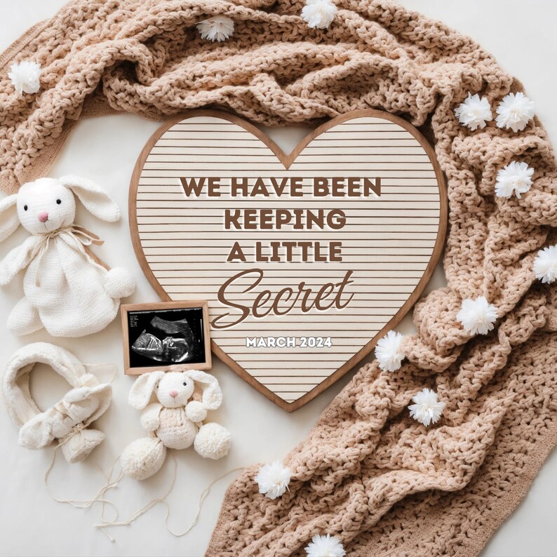 Digital Pregnancy Announcement, 10 Bundle, Gender Neutral Baby Announcement, Social Media Reveal