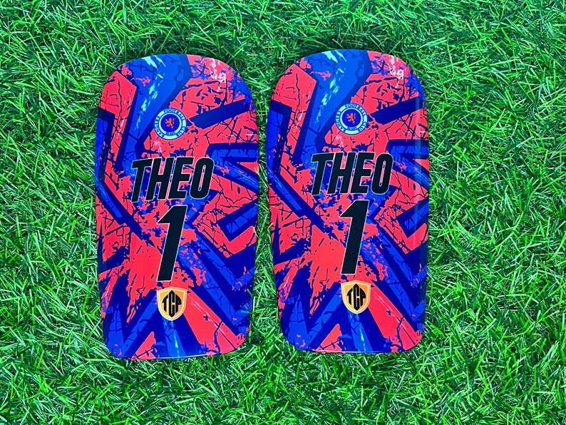 Personalised Football Shinpads Custom Football Shin Guards, Any Name