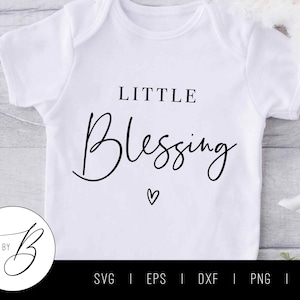 Pequena Bênção SVG | Anúncio de gravidez SVG | svg, eps, dxf, png, jpg | Cortar arquivo