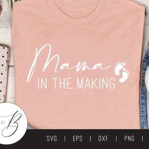 Mamãe em formação SVG | Gravidez SVG | svg, eps, dxf, png, jpg | Cortar arquivo