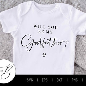 Você será meu padrinho? SVG | Proposta de Padrinho SVG | Gravidez svg, eps, dxf, png, jpg | Cortar arquivo