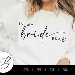 In meiner Braut-Ära SVG | Braut, neue Braut, Frau, verheiratet, Jungvermählt SVG | svg, pdf, dxf, png, jpg | Digitaler Download