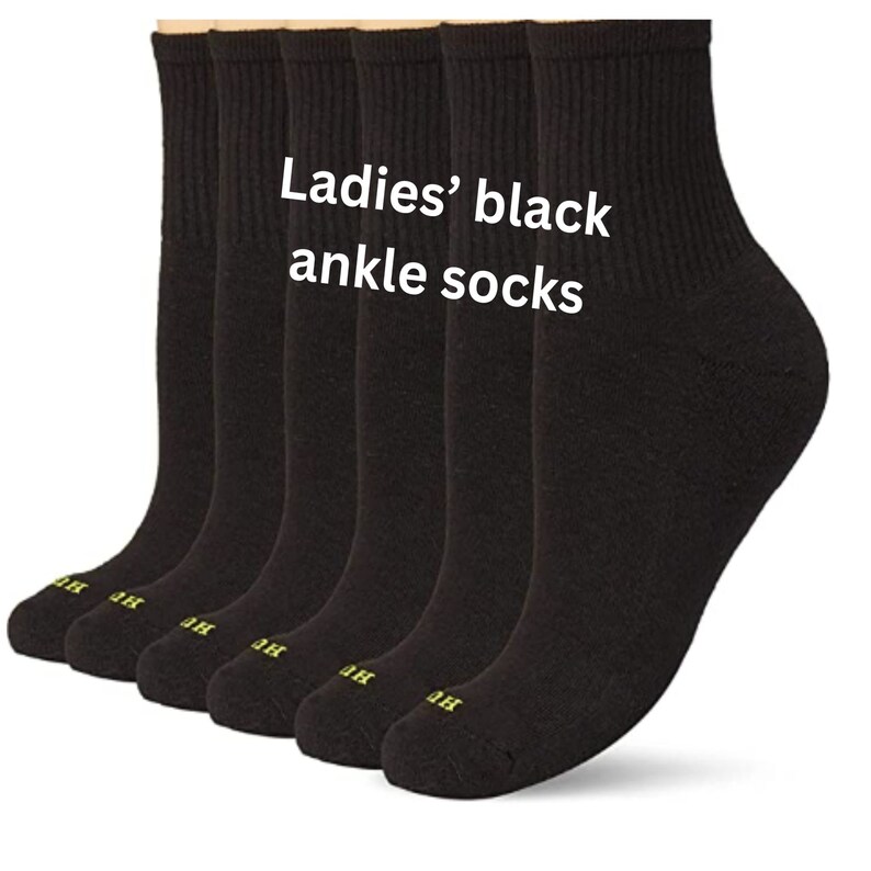 Custom Embroidered Athletic Ankle & Crew Socks With YOUR Name, Logo