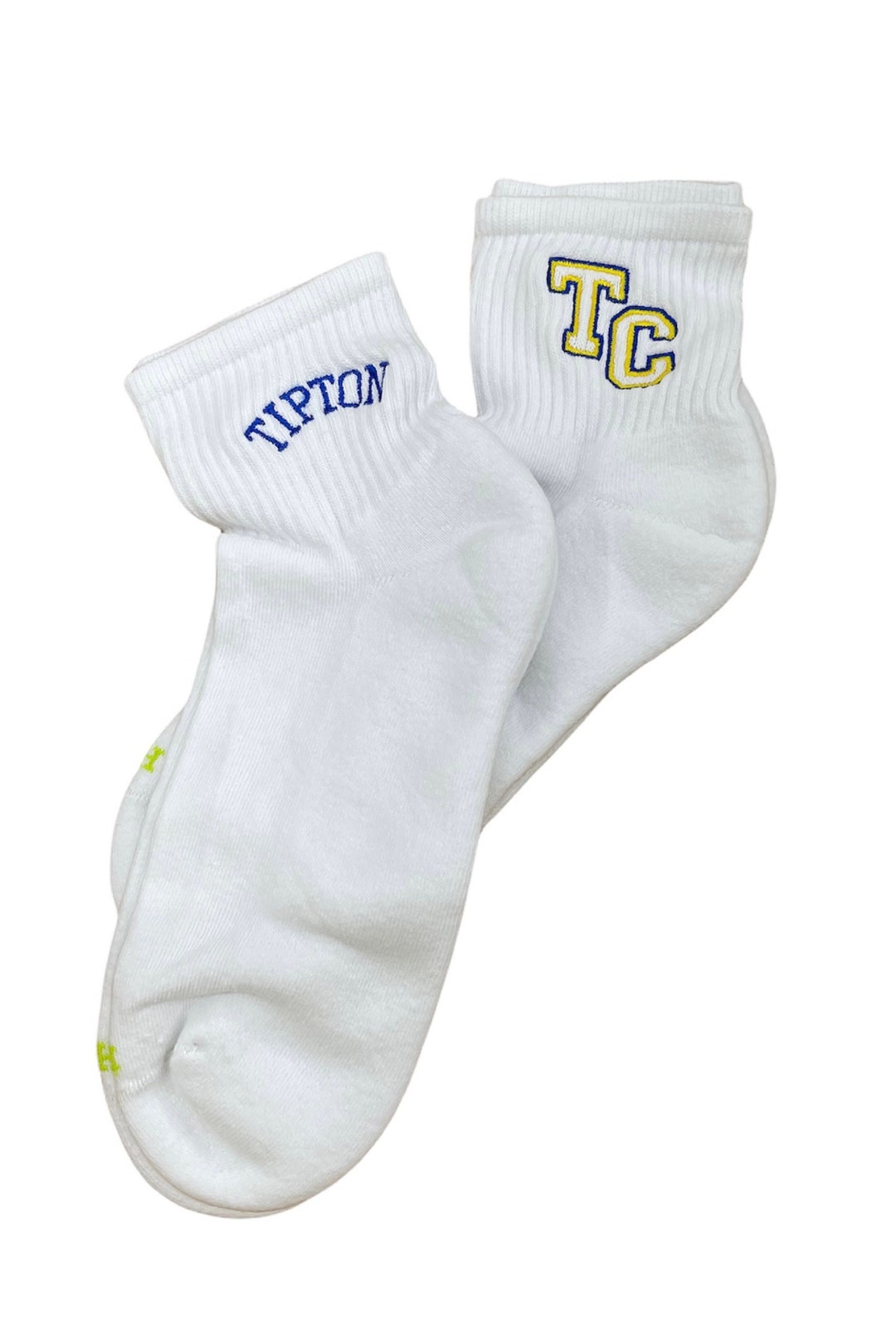 Custom Embroidered Athletic Ankle & Crew Socks With YOUR Name, Logo