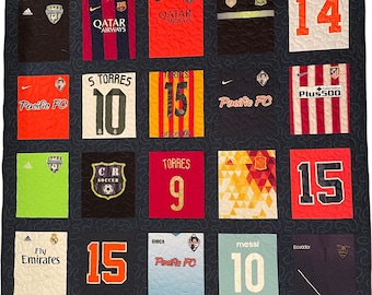 Custom T-Shirt Memory Quilt: Graduation Keepsake