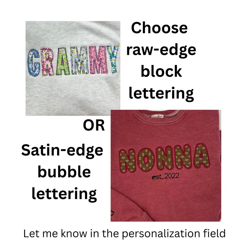 Custom Applique Mom Sweatshirt: Personalized Baby Clothes Memory Gift zdjęcie 12
