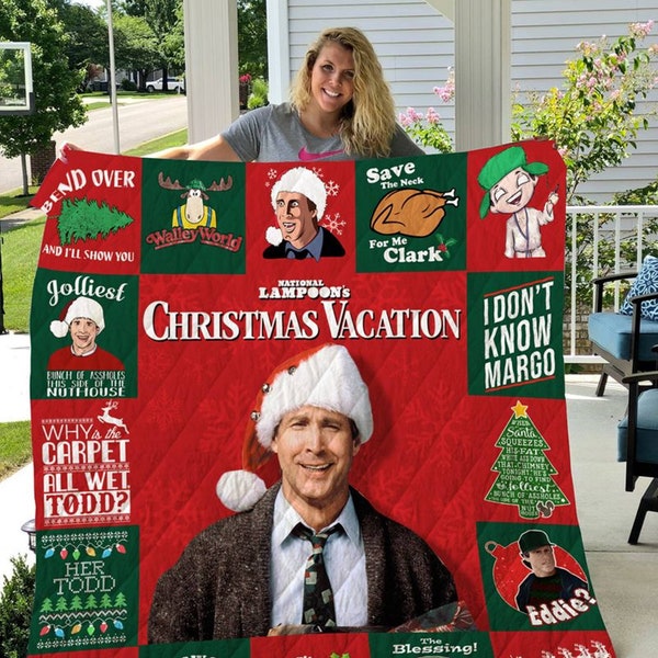 National Lampoon Christmas Vacation Blanket Etsy