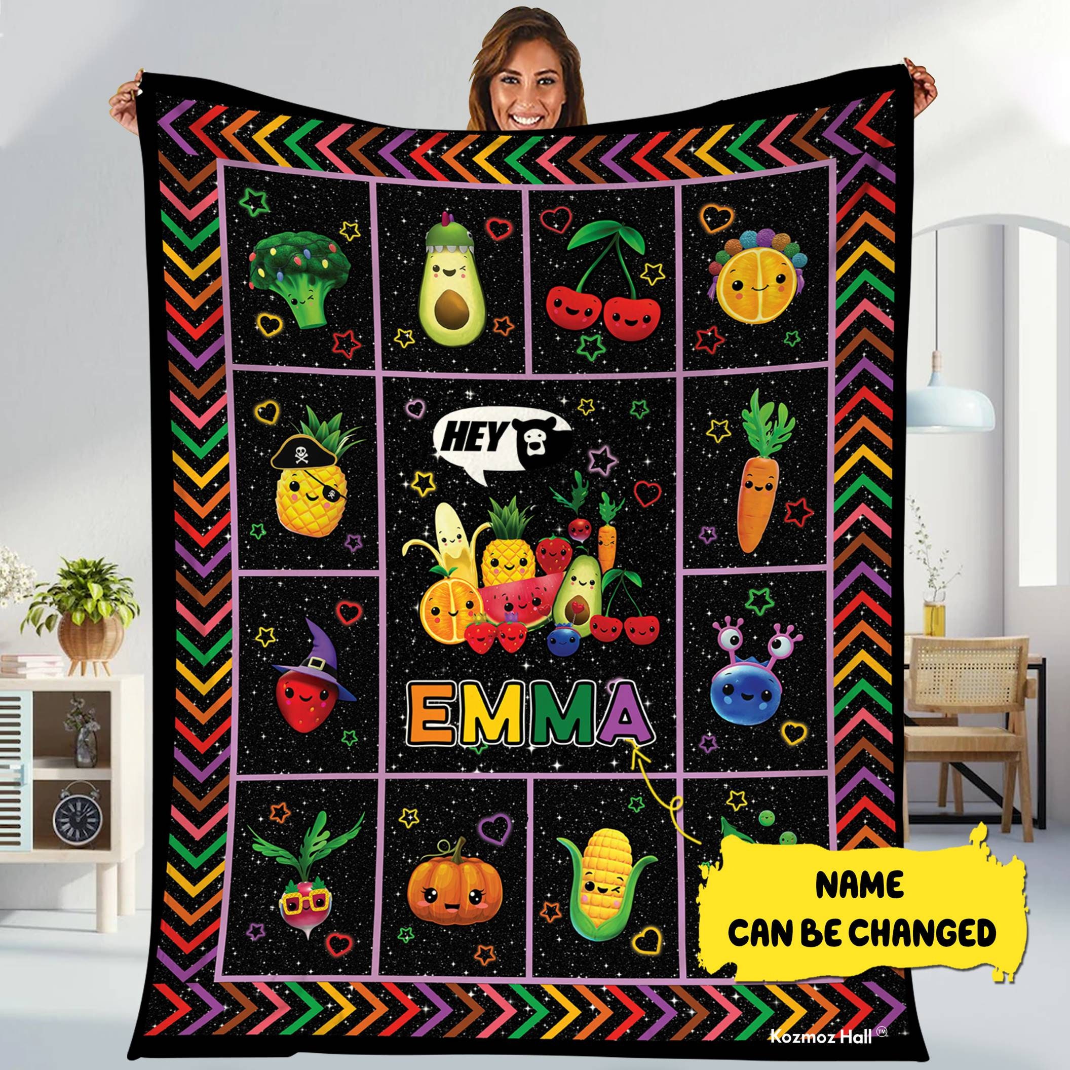 Fleece Blanket Bear Etsy