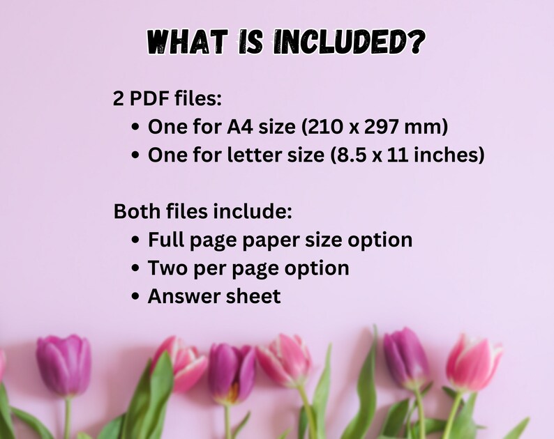 Spring Word Scramble Game | Printable Party Activity for Kids & Adults ...