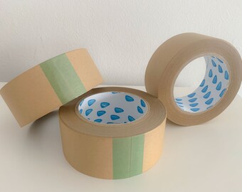 Eco Friendly Brown Kraft Tape 48mm x 50m Picture Framing Tape, Eco Packaging Tape, Brown Kraft Adhesive Tape