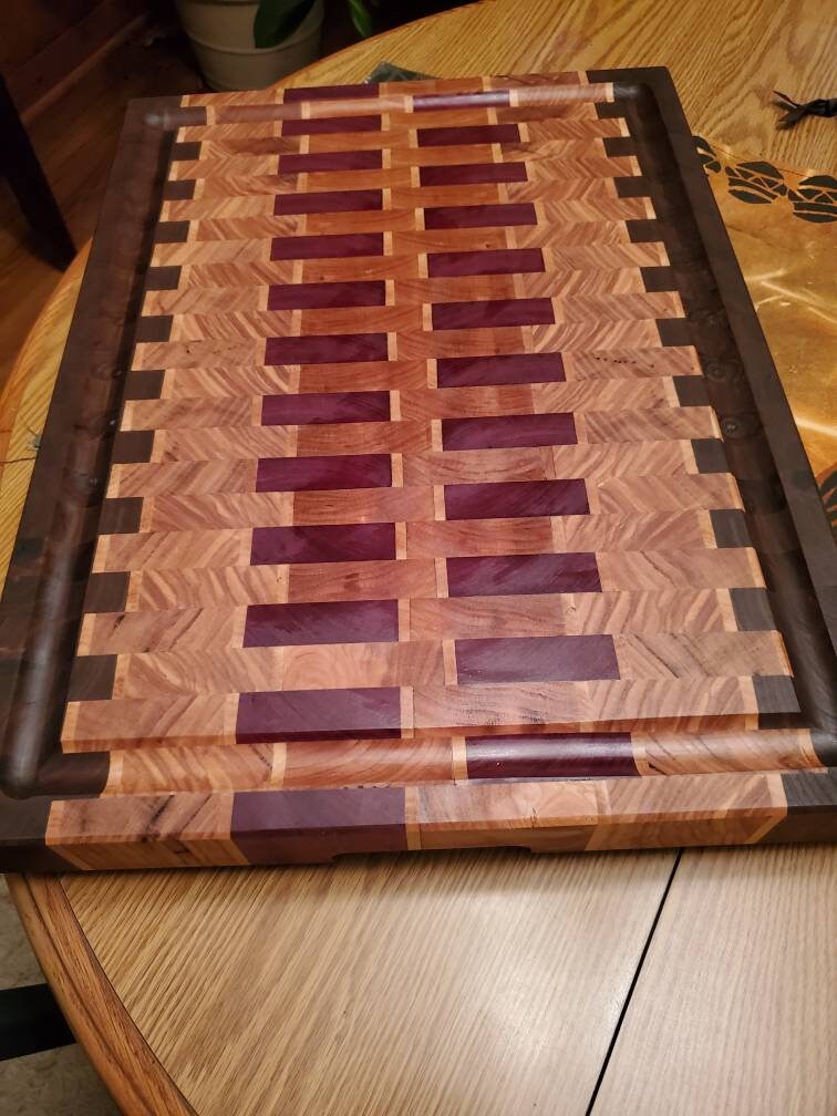 Custom Made End Grain Cutting Boards Prices Vary Depending on Size and