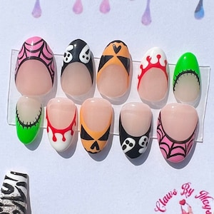Halloween Press On Nails Clawsbymags