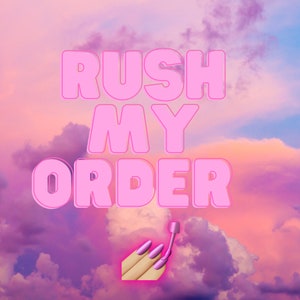 Rush My Order Express Shipping 3-5 Days!