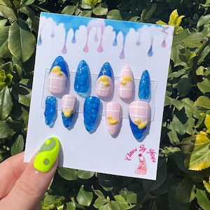 Badeendnagels / waterpers op nagels Clawsbymags