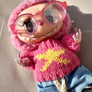LABUBU Fake Nägel, Labubu Drucknägel