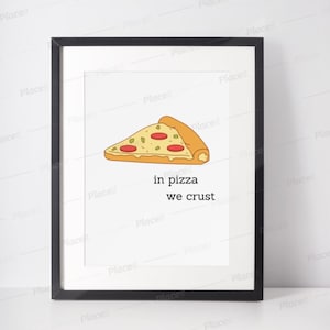 Pizza meme wall art