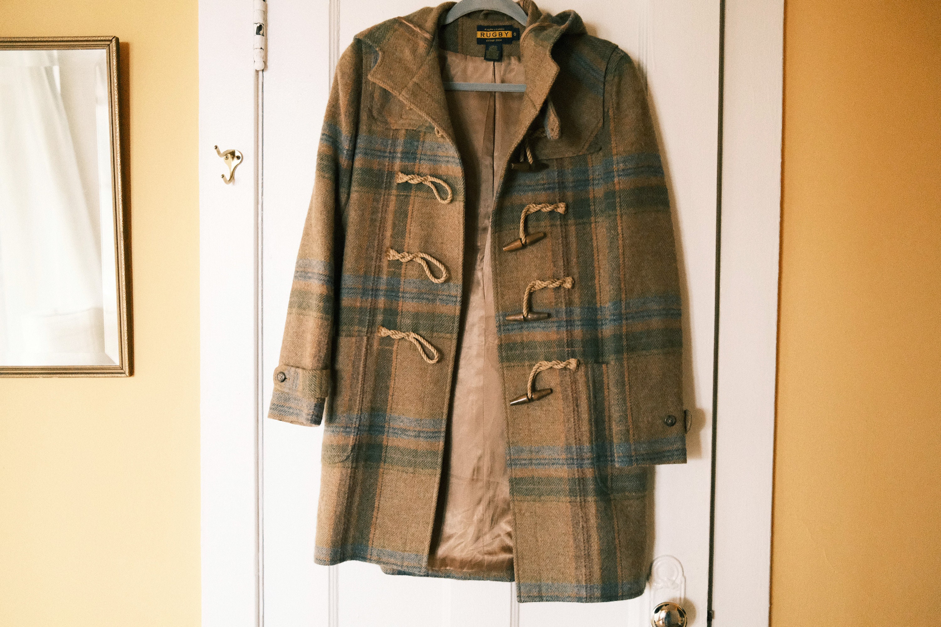 Polo Ralph Lauren Rugby Lightweight Duffle Coat Size US 0 Etsy UK
