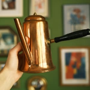 Vintage Turkish Copper Coffee Pot by Coppercraft Guild