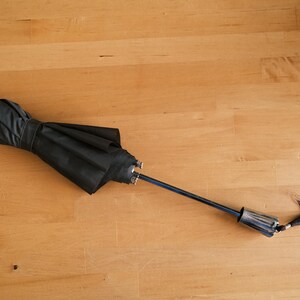 Paraguas compacto vintage Knirps – Fabricado en Taiwán – Paraguas de viaje clásico – 35 cm plegado imagen 5