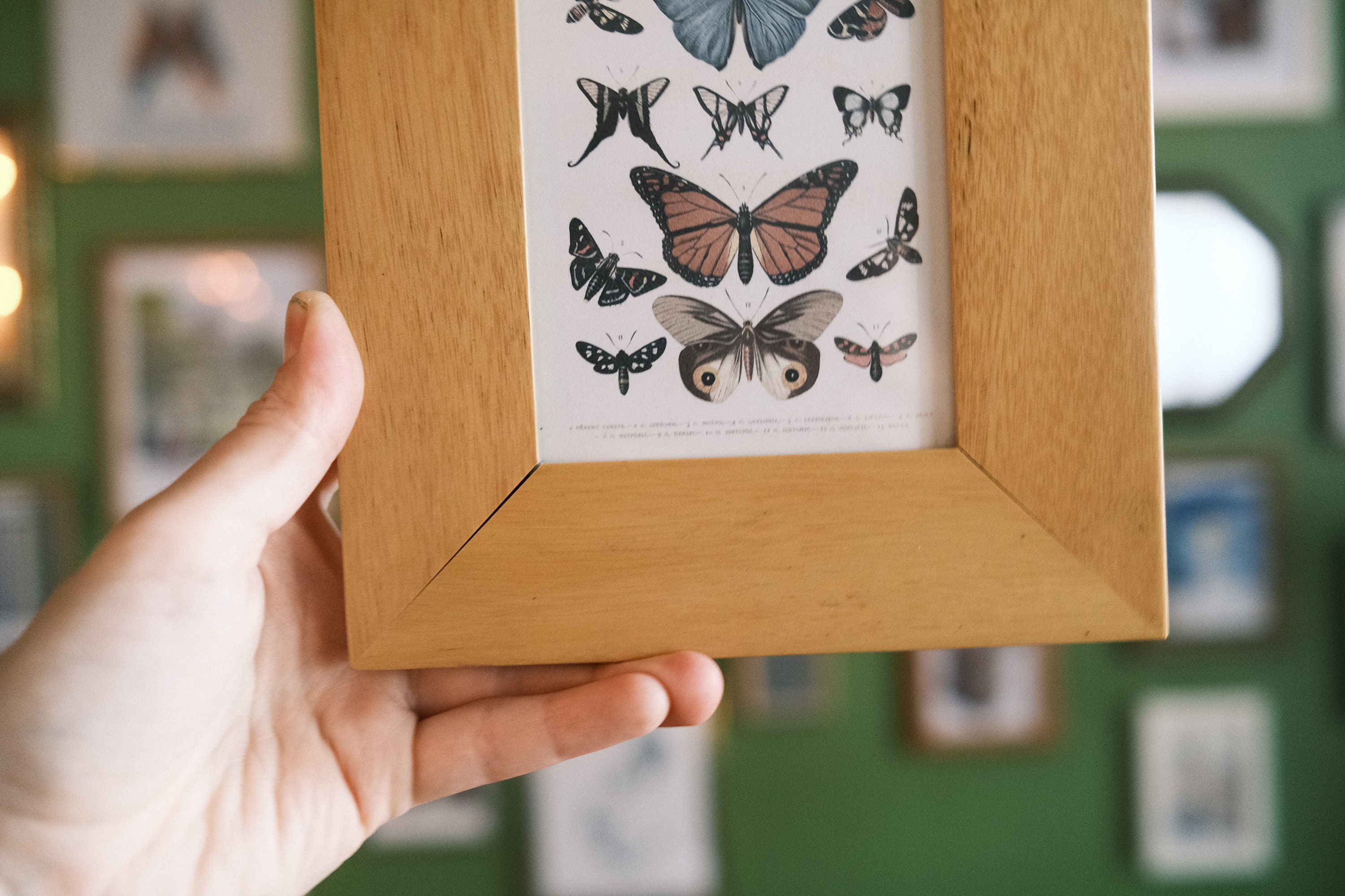 3.5x5 Teak Wood Picture Frame Etsy