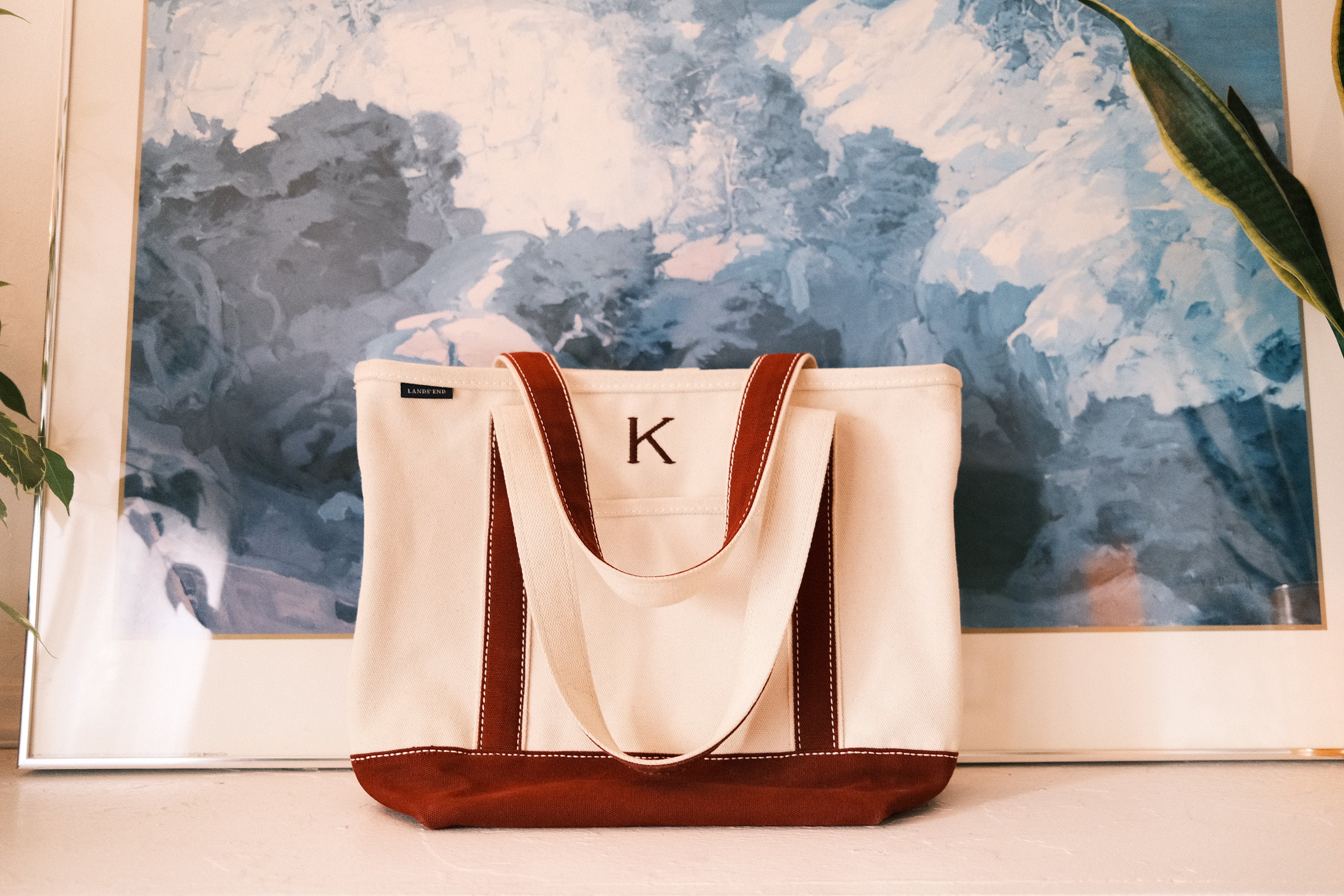 lands end tote embroidery style｜TikTok Search