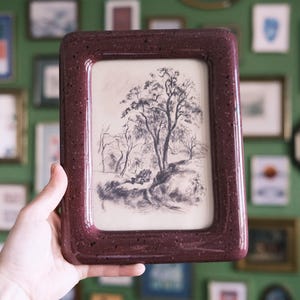 Vintage Ceramic Picture Frame - Etsy