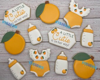 Little cutie girl cookies