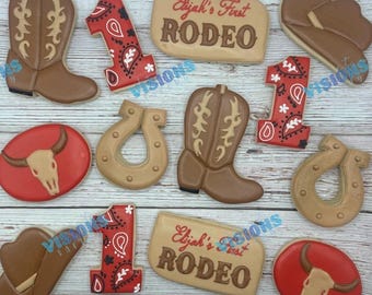 First rodeo western cookies